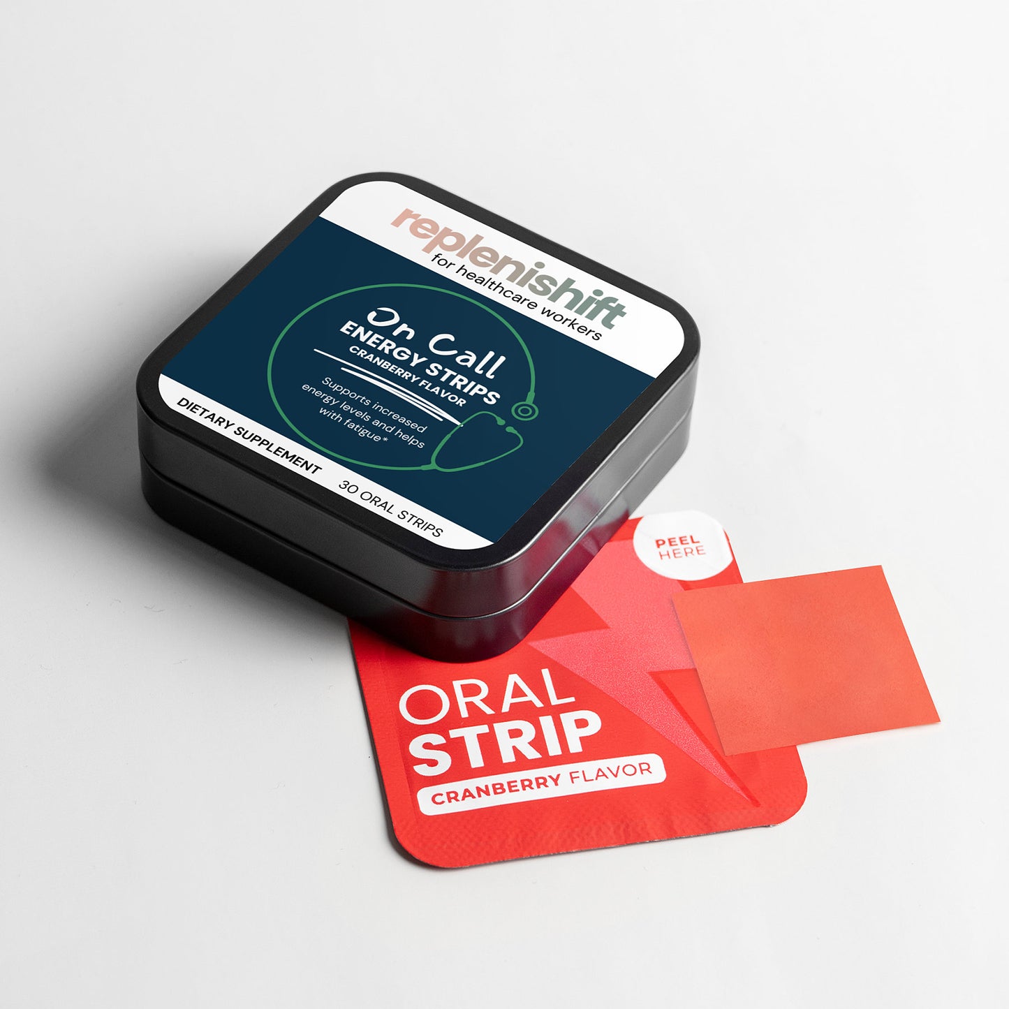 Oral Energy Strips for Healthcare Workers