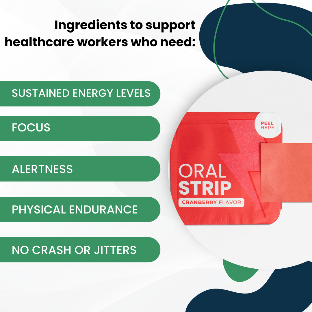 Oral Energy Strips for Healthcare Workers