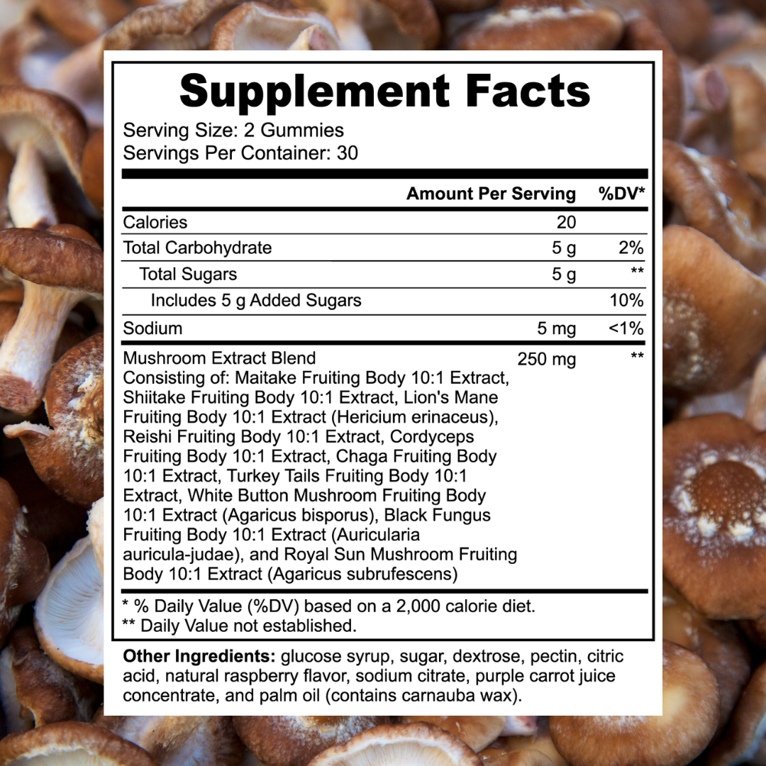 what does mushroom complex do ingredients