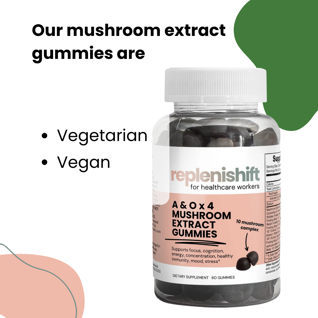 Mushroom Extract Gummies For Healthcare Workers